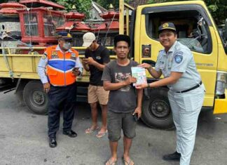 Jasa Raharja Bali Dukung Operasi Gabungan dan Safety Campaign Kendaraan ODOL di Kabupaten Klungkung jasa raharja bali
