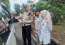 Jasa Raharja Bersama Bapenda dan Polres Kota Serang Kembali Gelar Operasi Gabungan Razia di Wilayah Kota Serang jasa raharja banten