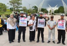 Tim Pembina Samsat Marabahan Intensifkan Sosialisasi Kepatuhan Pajak di Kawasan Jembatan Basit di Kawasan Jembatan Basit
