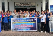 Jasa Raharja Kepri dan Ditlantas Polda Kepri Gelar Sosialisasi dan Ramp Check Kendaraan Berat di PT Indomarco Batam di PT Indomarco Batam