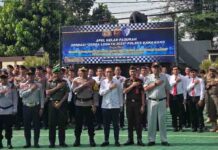 Jasa Raharja Karawang Hadiri Apel Gelar Pasukan Operasi Zebra Lodaya 2025 Di Mapolres Karawang