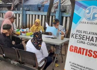 Upaya Kurangi Risiko Kecelakaan, Jasa Raharja Karawang Gelar Layanan Kesehatan Di Terminal Tanjungpura jasa raharja jabar