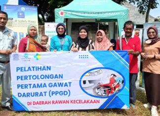 Jasa Raharja Cabang Purwakarta Gelar Pelatihan Pertolongan Pertama Gawat Darurat (PPGD) dan Pelayanan Kesehatan Gratis di Desa Cipinang jasa raharja jabar