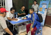 Jasa Raharja Sintang Gelar Pemeriksaan Kesehatan Gratis Kepada Penumpang dan Pengemudi Bus jasa raharja kalbar