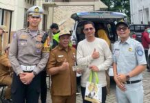 Dekranasda Kabupaten Banjar jadi Lokasi Sosialisasi PKB dan SWDKLLJ serta Pelayanan Samsat Keliling jasa raharja kalsel