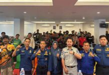 Jasa Raharja Kalsel Sosialisasikan Peran dan Fungsi Perusahaan kepada Relawan Pemadam Kebakaran jasa raharja kalsel