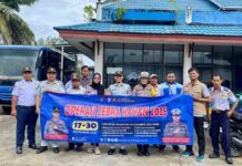 Rampcheck Angkutan Umum : Sinergi Jasa Raharja Cabang Tarakan & Stakeholder Tarakan Wujudkan Keselamatan Berlalu Lintas Dalam Operasi Zebra Kayan 2025 jasa raharja kaltim