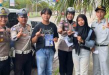 Jasa Raharja Sumbar dan Polres Pesisir Selatan Intensifkan Sosialisasi Operasi Zebra Singgalang 2025 di Kawasan Sago jasa raharja sumbar