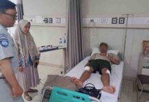 Pastikan Pelayanan Optimal, Jasa Raharja Bekasi Kunjungi Korban Laka Lantas Pam Nataru 2025 di Rumah Sakit jasa raharja jabar