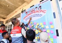 Pertamina Peduli Hadirkan Trauma Healing bagi Anak Terdampak Bencana Sumatra Terdampak Bencana Sumatra