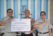 Fokus Pencegahan Kecelakaan, Jasa Raharja Bengkulu Serahkan Rambu Keselamatan Lalu Lintas jasa raharja bengkulu