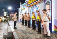 Pastikan Nataru Aman, Jasa Raharja Bersama Stakeholder Dirikan Pos Pelayanan Terpadu (Posyanter) di Alun-alun Purwokerto di Alun-alun Purwokerto