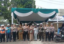 Jasa Raharja Jawa Barat Bersama Tim Pembina Samsat Kabupaten Bandung II Soreang Gelar Operasi Gabungan di Katapang Kabupaten Bandung di Katapang Kabupaten Bandung