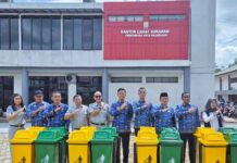 Wujudkan Lingkungan Bersih, Jasa Raharja Sumsel Salurkan Sarana Kebersihan di Kecamatan Sukarami di Kecamatan Sukarami