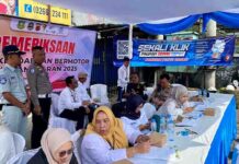 Tim Pembina Samsat Kota Sukabumi Kembali Gelar Operasi Pajak Kendaraan Bermotor Bersama BPKPD Kota Sukabumi jasa raharja jabar