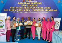 Perkuat Layanan Nataru, Jasa Raharja Kantor Wilayah Jawa Barat Terima Kunjungan Bhayangkari di Pos Al Fathu Soreang jasa raharja jabar