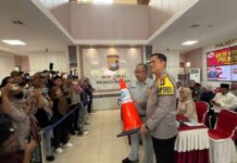 Tekan Kecelakaan di Jalan Kota Batam, Kanwil Jasa Raharja Kepri Beri Bantuan Traffic Cone dan Stick Lamp ke Satlantas Polresta Barelang ke Satlantas Polresta Barelang
