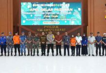 Perkuat Pengamanan Jelang Nataru: Jasa Raharja Mamuju Ikuti Apel Gelar Pasukan dalam Rangka Pelayanan dan Pengamanan Nataru 2025/2026 jasa raharja sulsel