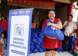 BRI Peduli Salurkan Ribuan Paket Sembako Pada Perayaan Imlek 2026 BRI Peduli