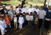 Telkom bersama Ponpes Fajrussalam Salurkan Hewan Kurban untuk Masyarakat Aceh Tamiang hewan kurban