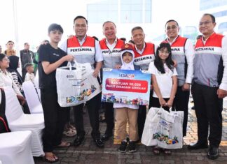 Secercah Asa Jelang Tahun Ajaran Baru, Pertamina Salurkan Ribuan Seragam Sekolah tahun ajaran baru