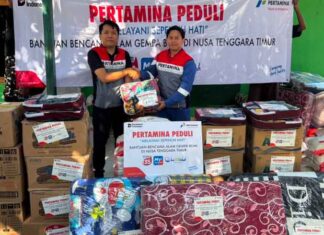 Pertamina Trans Kontinental Salurkan Bantuan untuk Bencana dan Jaga Keandalan Layanan Maritim untuk Dukung Penyaluran Energi di NTT Pertamina Trans Kontinental