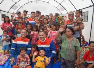 Pertamina Hadir Dampingi Warga Terdampak Gempa Flores gempa Flores