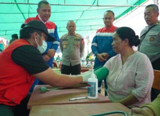 Pertamina Buka Posko Kesehatan Gratis untuk Pengungsi di Reo Posko Kesehatan Gratis