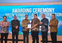 Pertama di Dunia, Terminal LPG Tanjung Sekong Pertamina, Raih Sertifikasi Terminal Hijau Terminal LPG Tanjung Sekon