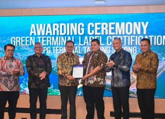 Pertama di Dunia, Terminal LPG Tanjung Sekong Pertamina, Raih Sertifikasi Terminal Hijau Terminal LPG Tanjung Sekon