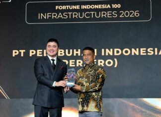 Kinerja 2025 Tumbuh, Pelindo Naik Tiga Peringkat di Fortune Indonesia 100 Fortune Indonesia 100